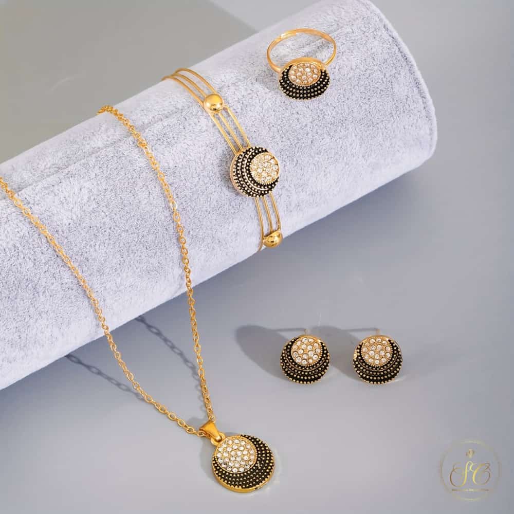 Classic Vintage Elegant Zinc Alloy Jewelry Set - SeoulChic.store